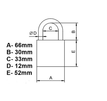 UKWG 610 (ГРАНИТ1) XT Замок навесной Master Key