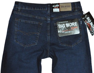 Spodnie męskie dżinsowe jeans Big More BM002 L30 pas 82 cm 32/30