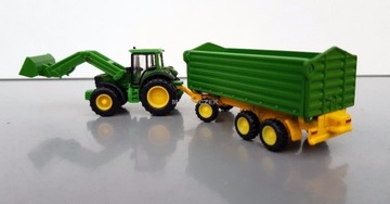 ТРАКТОРНЫЙ ПРИЦЕП SIKU 1843 JOHN DEERE 1:87