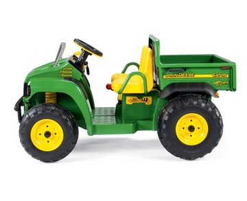 Детский Peg Perego John Deere Gator HPX, 12 В, электрический трактор, зеленый и Y