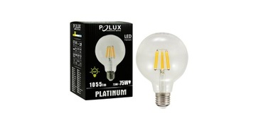 Лампа накаливания LED G95 E27 7,5Вт 3000К POLUX