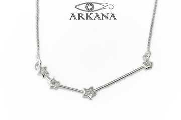 KONSTELACJE ZNAKI ZODIAKU BARAN SREBRO 925