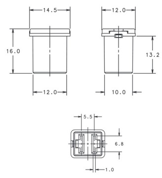 ПРЕДОХРАНИТЕЛЬ ЯПОНИЯ JAPVAL JCASE MICRO 14 FEMALE 40A