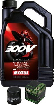 MOTUL 300V 4T 10W40 4L + FILTR