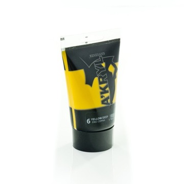 Farba akryl 100ml Renesans farby nr6 ŻÓŁĆ CIEMNA