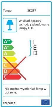 TANGO LED алюминиевый лестничный светильник, теплый 10В-SKOFF