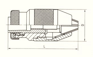 Сверлильный патрон B18 1-16мм + хвостовик МК5 + ключ