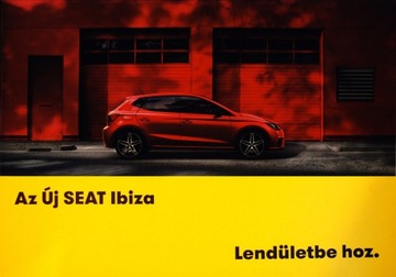 Seat Ibiza prospekt model 2018 Węgry