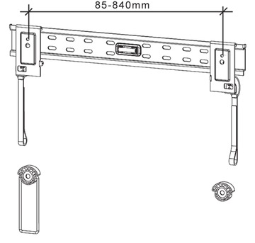 Крепление для светодиодного ЖК-телевизора 50 кг 32-80 24 часа