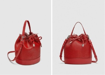 Сумка ZARA красная сумка новая 2406/304 бивень ХИТ