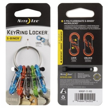 O-Ring do kluczy Nite Ize S-Biner KeyRing Locker