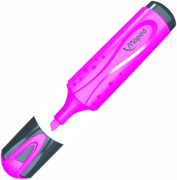 Офисные хайлайтеры Maped Fluo Neon розового цвета, 12 шт.