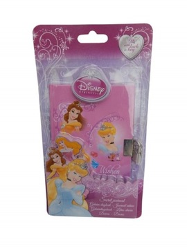 pamiętnik zamykany Disney PRINCESS kłódka 0297