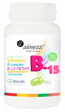 ALINESS Witamina B B-15 COMPLEX metylo 100k