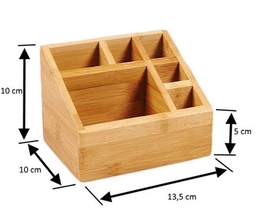 Bamboo Контейнер-органайзер для косметики из бамбука.