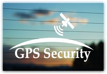 NAKLEJKI GPS SECURITY 2SZT BEZPIECZNY SAMOCHÓD