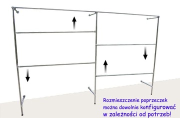 Стеллаж для вешалок 3мРЕГ ДЛЯ МАГАЗИНА c1