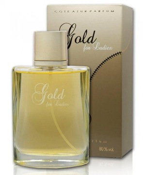 Cote Azur Gold For Ladies EDP 100ml /lady milio..
