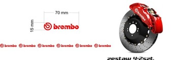 Наклейка BREMBO на суппорты Набор наклеек 6 шт.