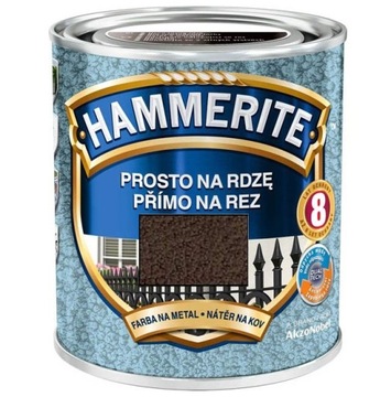 HAMMERITE Prosto na rdzę 2,5L MŁOTKOWY BRĄZOWY