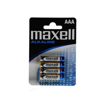 MAXELL Bateria alkaliczna LR03 R3 AAA 1,5V x4szt