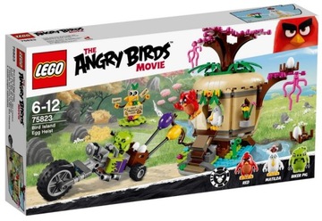 LEGO ANGRY BIRDS 75823 KRADZIEŻ JAJ NA WYSPIE