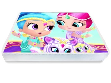 OPŁATEK NA TORT A4 Shimmer i Shine Bajki