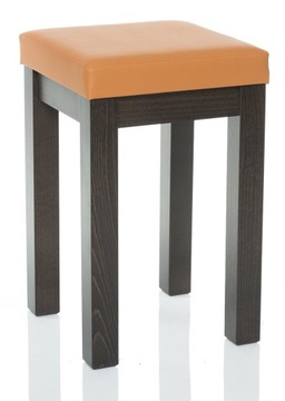 Taboret ERGO drewniany stołek w tkaninie Focus
