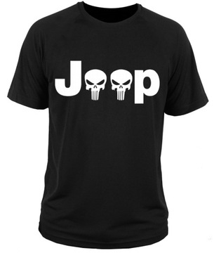 koszulka t-shirt WRANGLER, punisher, jeep (M)