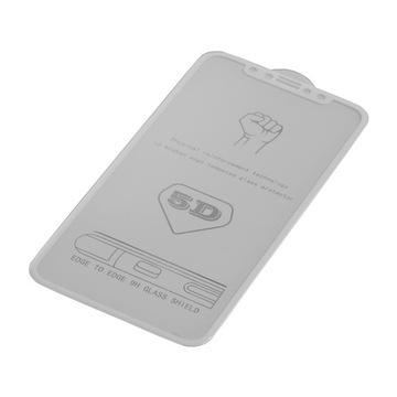 SZKŁO HARTOWANE 5D do IPHONE X A1865 A1901 BIAŁA