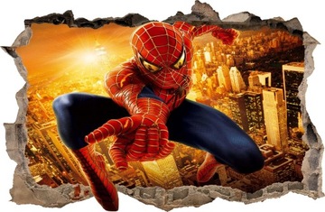 NAKLEJKI NA ŚCIANĘ Dziura SPIDERMAN 64 115x75 cm