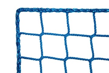 Niebieska siatka zabezpieczająca ochronna wzmocniona oplotem 3m x 3,5m