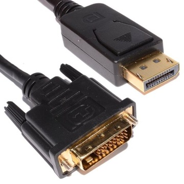 Kabel Display Port DisplayPort do DVI 1,8m DP