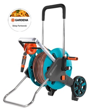 Wózek na wąż AquaRoll M Easy Gardena 18517 zestaw wózka z wężem