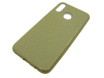ETUI Guma BROKAT HQ do Honor 8X JSN-AL00 ZŁOTY Case Pokrowiec