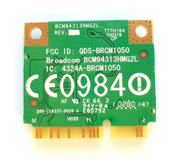 КАРТА BROADCOM WiFi BCM94313HMG2L 802.11 B/G/N