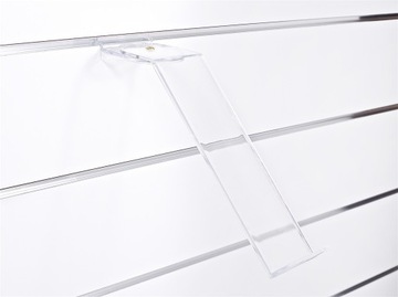 ZAWIESZKA NA BUTY PLEXI PANEL SKLEPOWY b1