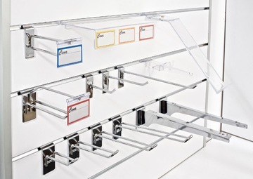 WSPORNIKI POD PÓŁKĘ PARA 30cm PANEL SLATWALL b1