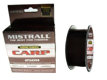 ŻYŁKA MISTRALL ADMUNSON CARP BRONZE 0,40mm / 250m