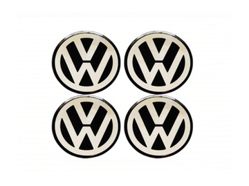 VW 60mm EMBLEMATY NAKLEJKI NA KOLPAKI ALU FELGI