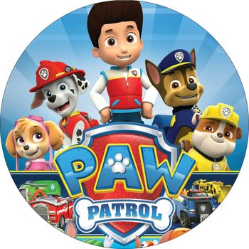Торт вафельный 20 см Щенячий Патруль Paw Birthday