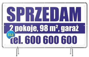 Solidny Baner 2x1m Sprzedam DOM/Działkę/Mieszkanie