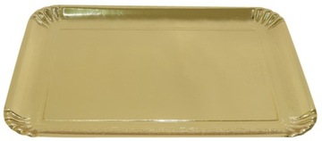 TACA PODKŁAD na ciasto ZŁOTA 33,5 X 44,5 cm WŁOCHY