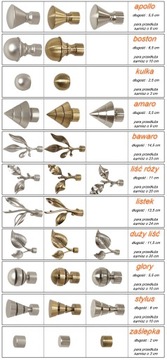 ОДИНАРНЫЙ КАРДИН. 200 см 2,0 м OPTIMA fi 19 ЗОЛОТОЙ АНТИЧНЫЙ РЕГУЛИРУЕМЫЙ КРОНШТЕЙН