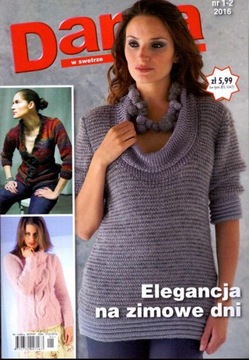 Dama w swetrze 1-2/2016. Elegancja w zimowe dni.