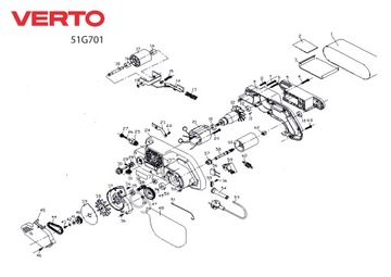 РЕМЕНЬ ПРИВОДНОЙ ШЛИФОВАЛЬНОЙ МАШИНЫ VERTO 51G701