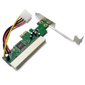 Śledź Kontroler z PCI-E 1x do PCI 32x MOLEX