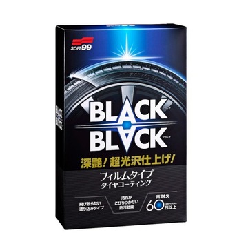 SOFT99 BLACK ЧЕРНАЯ ЗАПРАВКА ДЛЯ БЛЕСК ШИН 60 ДНЕЙ