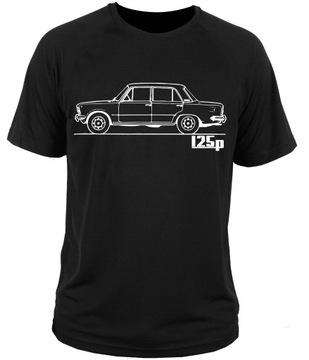 koszulka t-shirt fiat 125p FSO duży fiat (XXL)