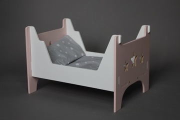 КОМПЛЕКТ ПОСТЕЛЬНОГО ПРИНАДЛЕЖНОСТИ ДЛЯ КУКЛЫ КОЛЯСКИ И КОСУ